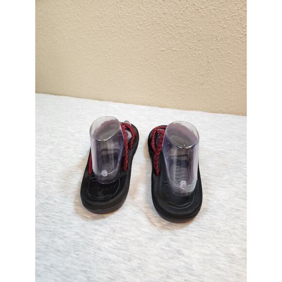 Megnya Women's Burgundy Braided Sandals‎ Size 11 - Picture 4 of 8